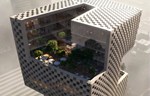Solarna korist od fasade u formi šahovnice