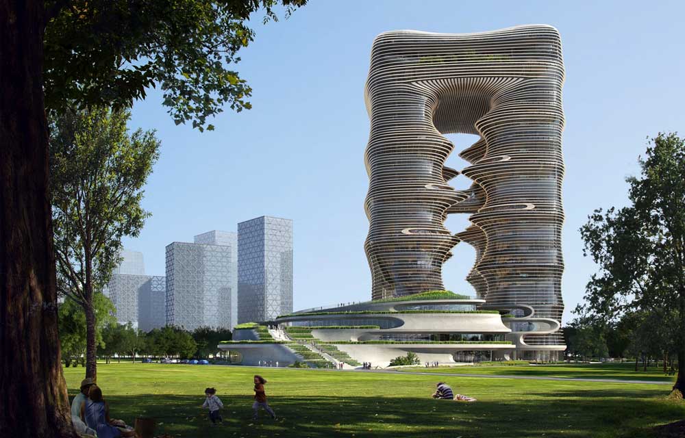 Ne izgleda stvarno? Ova zgrada iz Šenžena kao da je iz SF filma