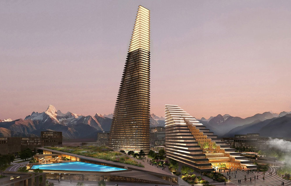 SOM kreira monumentalno jezgro budućeg grada Alatau