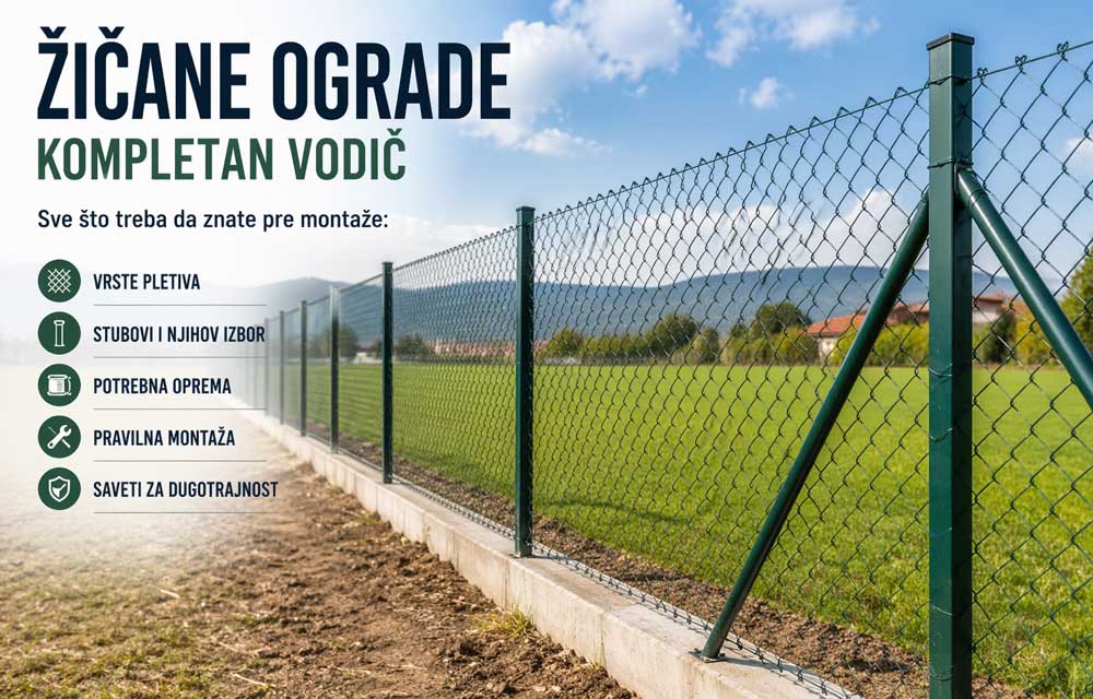 Žičane ograde kao standard: Ekonomično rešenje za bezbedno ograđivanje