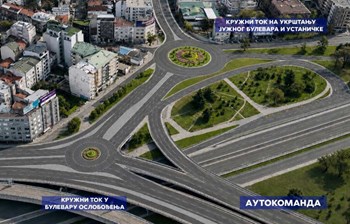Rekonstrukcija Autokomande donosi dva kružna toka i vezu ka Novom Beogradu