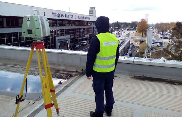 GEOURB Group obavio 3D lasersko skeniranje "Aerodroma Nikola Tesla" u Beogradu