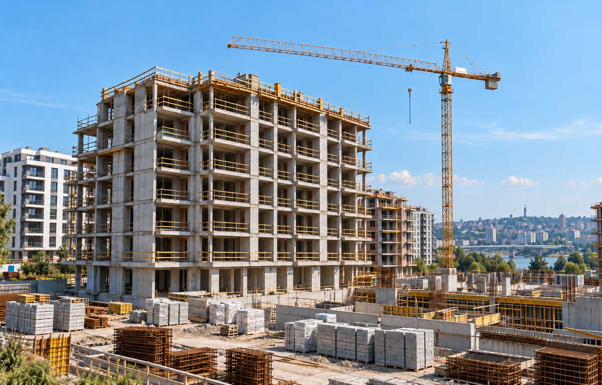Više od 4.200 stanova planirano dozvolama izdatim u julu