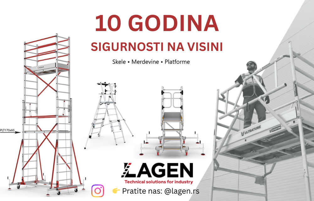 LAGEN - deset godina prisustva na tržištu i kontinuiranog unapređenja usluga