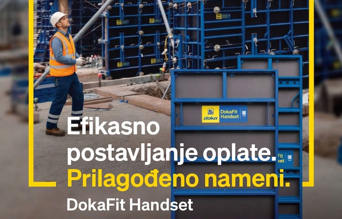 Doka proširuje portfolio proizvoda novom linijom oplatnih sistema DokaFit Handset