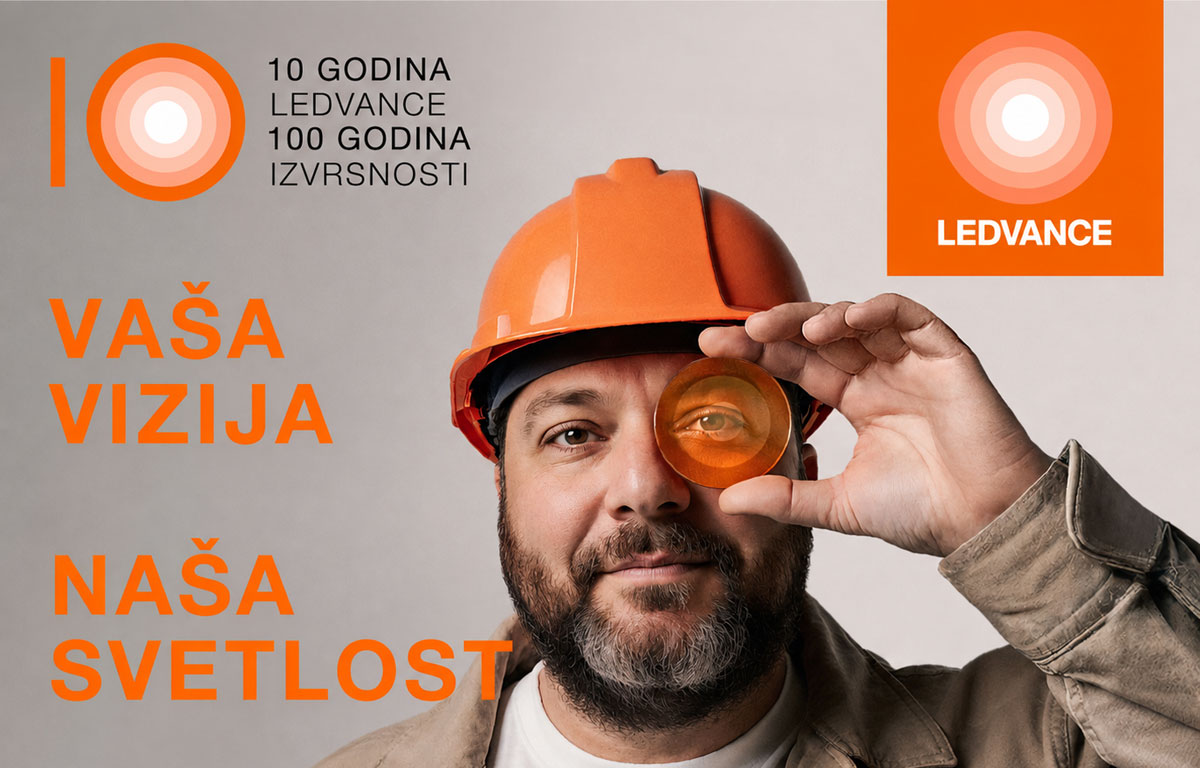 LEDVANCE slavi 10 godina inovacija u osvetljenju: Vaša vizija. Naša svetlost.