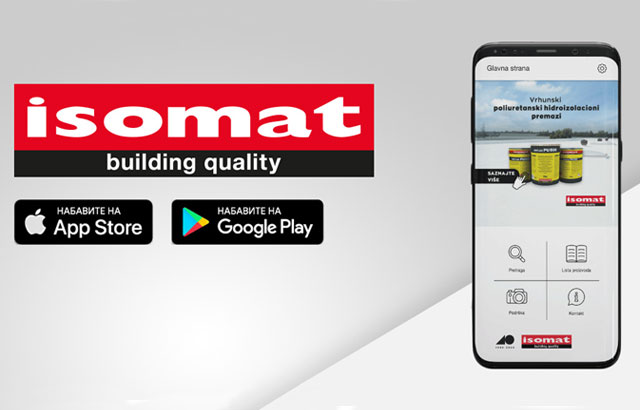 Obnovljena ISOMAT mobilna aplikacija!