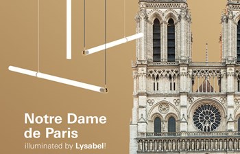 Savremeni sjaj u istorijskoj katedrali: Lysabel svetiljke u Notr Damu