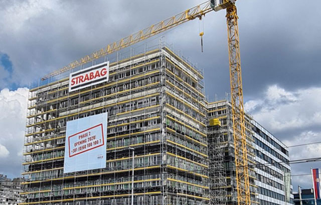 Dizalice firme K.I.G.O. "podižu" još jednu zgradu u okviru kompleksa "Sirius"